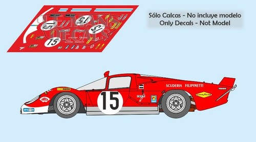 Decals ferrari 512s - ferrari, le
