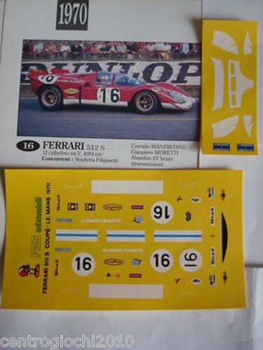 Decals kit ferrari 512s - kit,