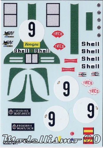 Decal ferrari 512s spider - 512s,
