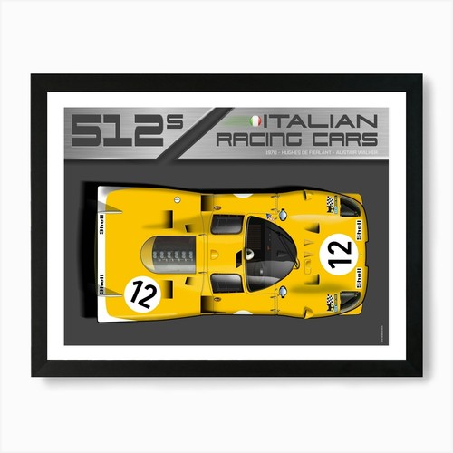 Ferrari 512s mans quadro - mans,