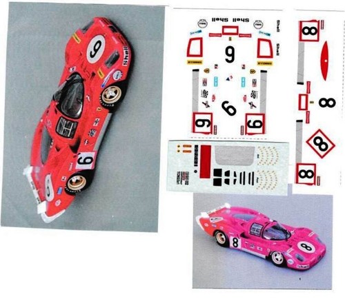 Decal ferrari 512s - 1/43,